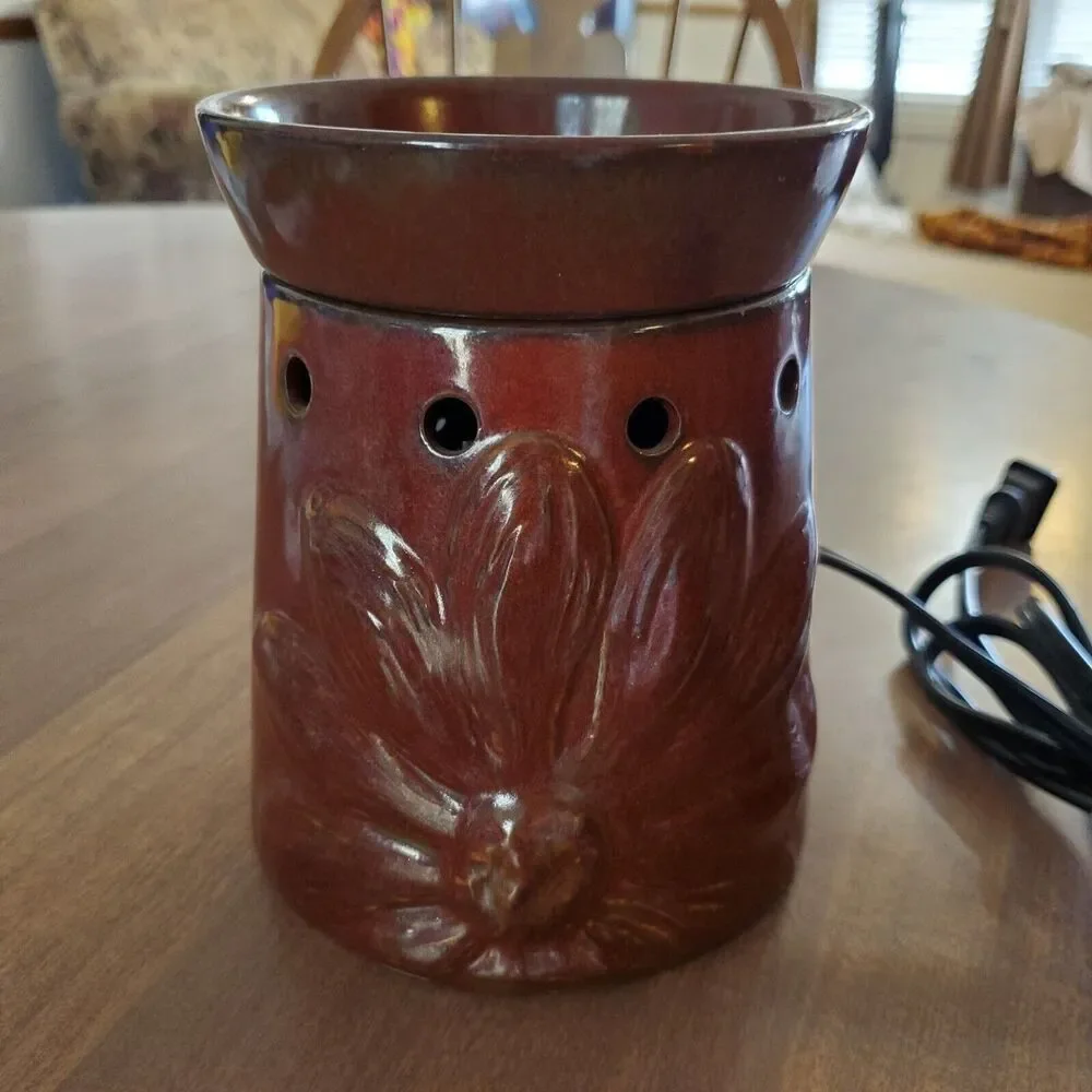 Scentsy Warmer Boho Chic Wax Warmer Full Size Warmer Tray & Blub Fall